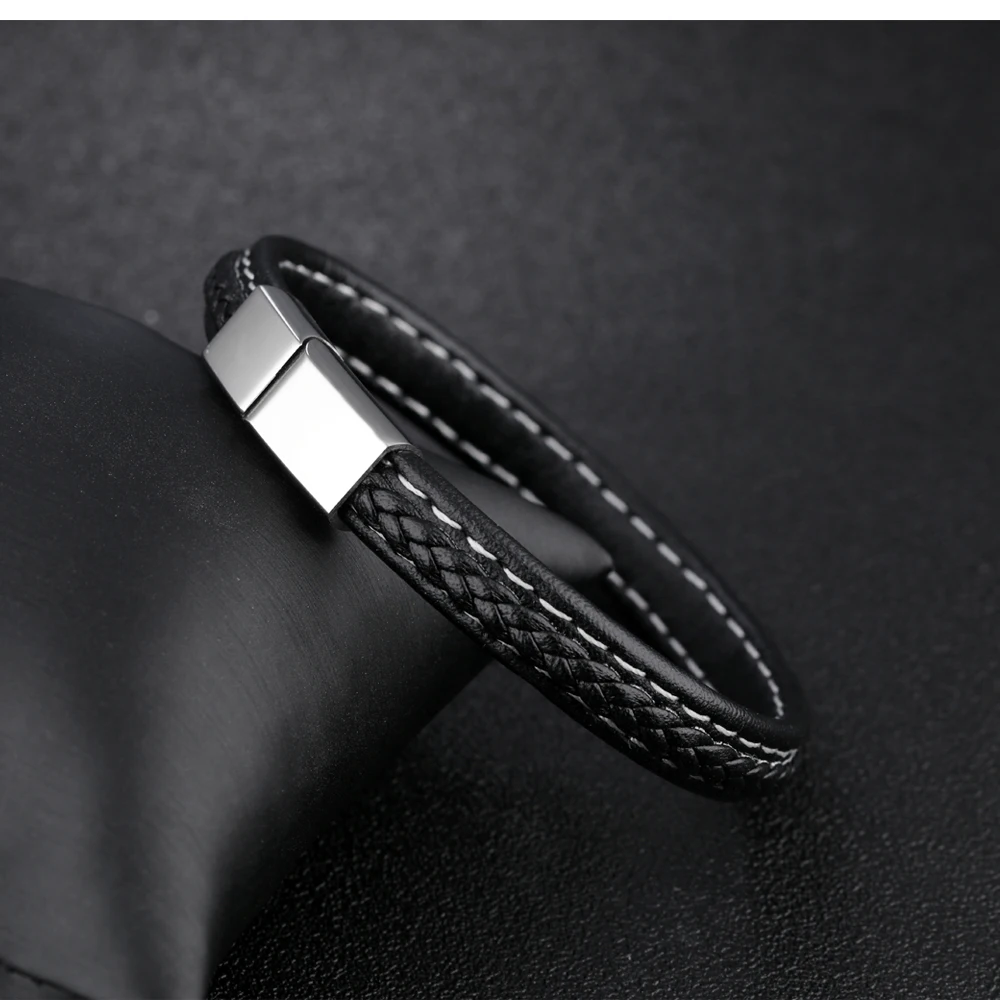 Leather Cuff Bracelet Clasps Stainless Steel Jewellery Uk Magnetic Leather Cuff Bracelet Clasps Stainless Steel Jewellery Uk Magnetic Clasp For Bracelets