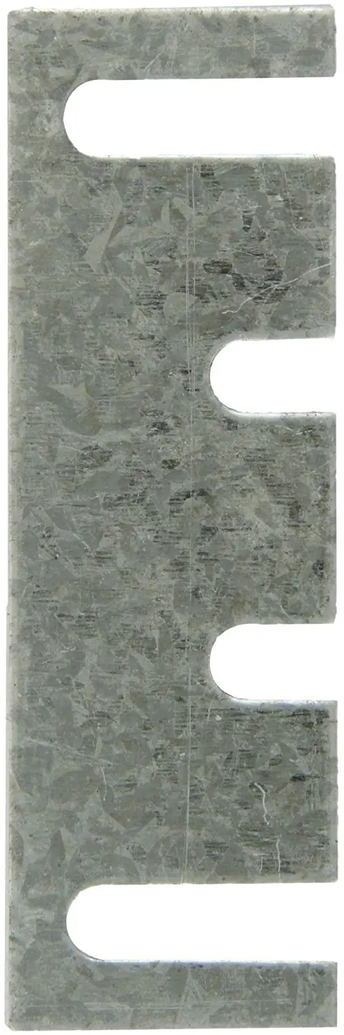 Rockwood HS44 Steel Hinge Shim, 1-7/16" Width x 4-1/2" Height x 0.065" Thick, Galvanized Coat Finish (Pack of 50)