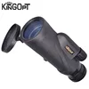 Kingopt Wide Angle Waterproof Nitrogen Gas Filled High Definition 8x42mm Long Range Telescopes Monocular with Tripod Mount