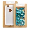 Custom Black Kraft Paper Iphone Case Packaging Box With PVC Tray
