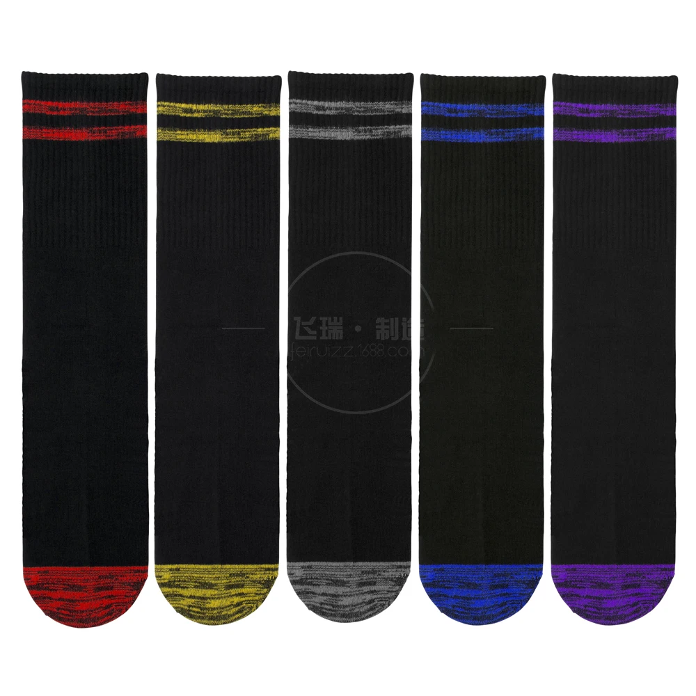Retro Tube Sock Men'S Socks Combed Cotton Breathable Sweat Mens Athletic Cozy Crew Socks