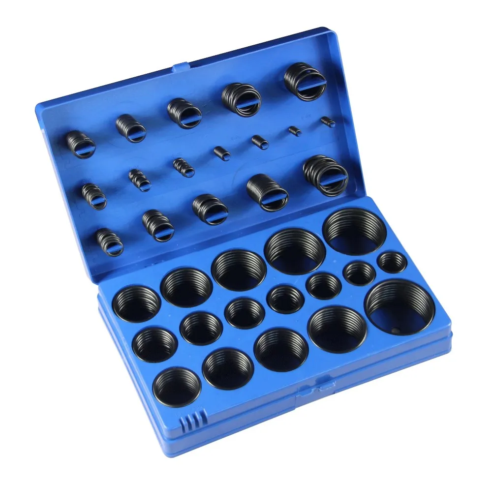382 Piece SAE O-Ring Assortment Kit Nitrile Molded Rubber Washer Construction 