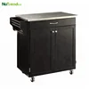 Wooden trolley kitchen furniture table cabinet designs