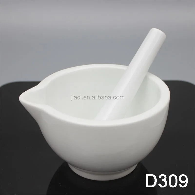 Porcelain Mortar And Pestle With Pour Spout Porcelain Mortar And Pestle With Pour Spout