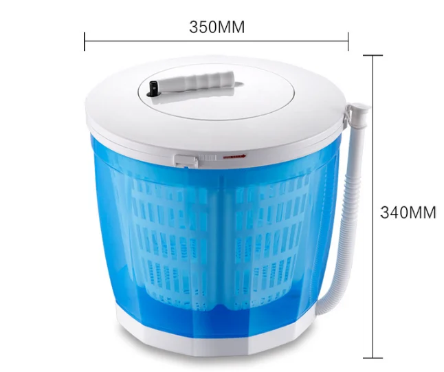 Portable Hand Manual Clothes Non Electric Washing Machine Spin