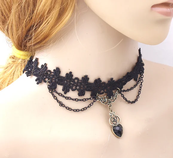 cloth choker necklaces