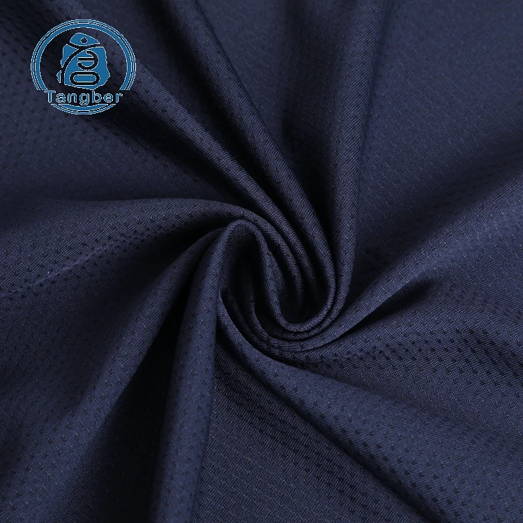 Moisture wicking dry fit 95%polyester 5%spandex stretch mesh fabric for sportswear
