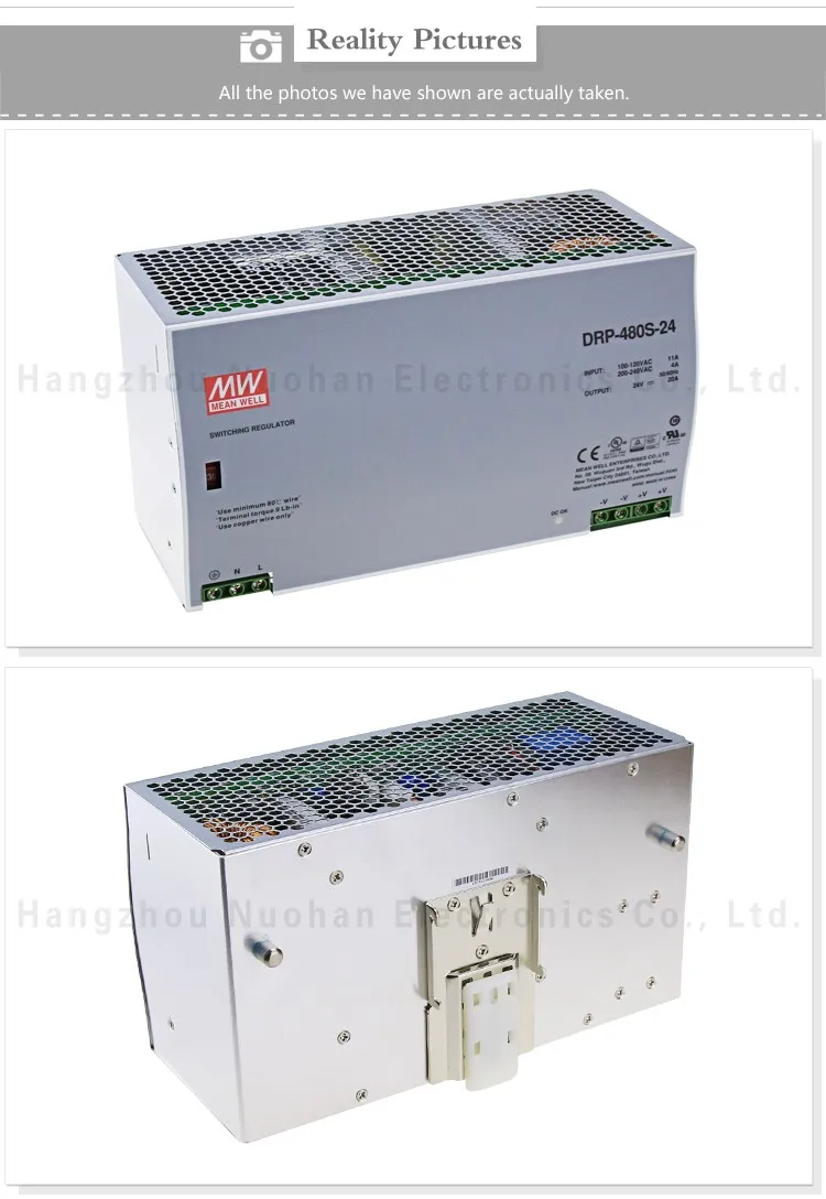 Mean Well Drp-480s-24 480w 24v Power Supply 480w 24v Din Rail - Buy ...