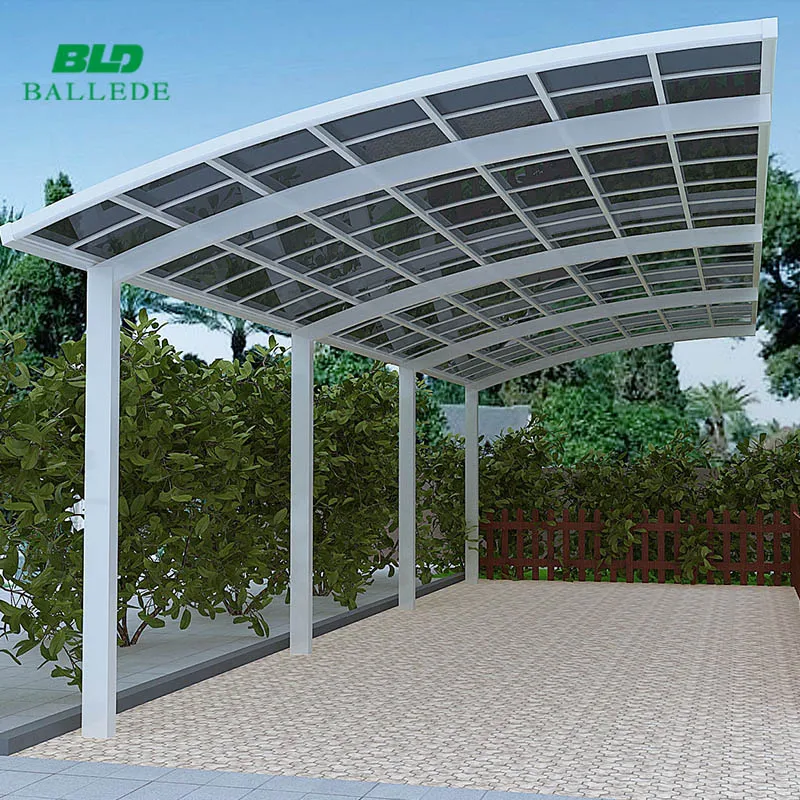 Outdoor Aluminium Car Garage Canopy Shelter With High Quality