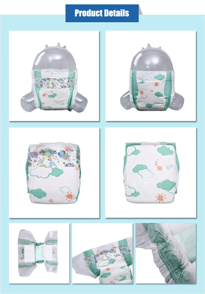 Economical low price high absorption disposable baby diaper manufacturer in China