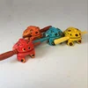 Thailand craft gift hand painted carved colorful wooden Lucky frog