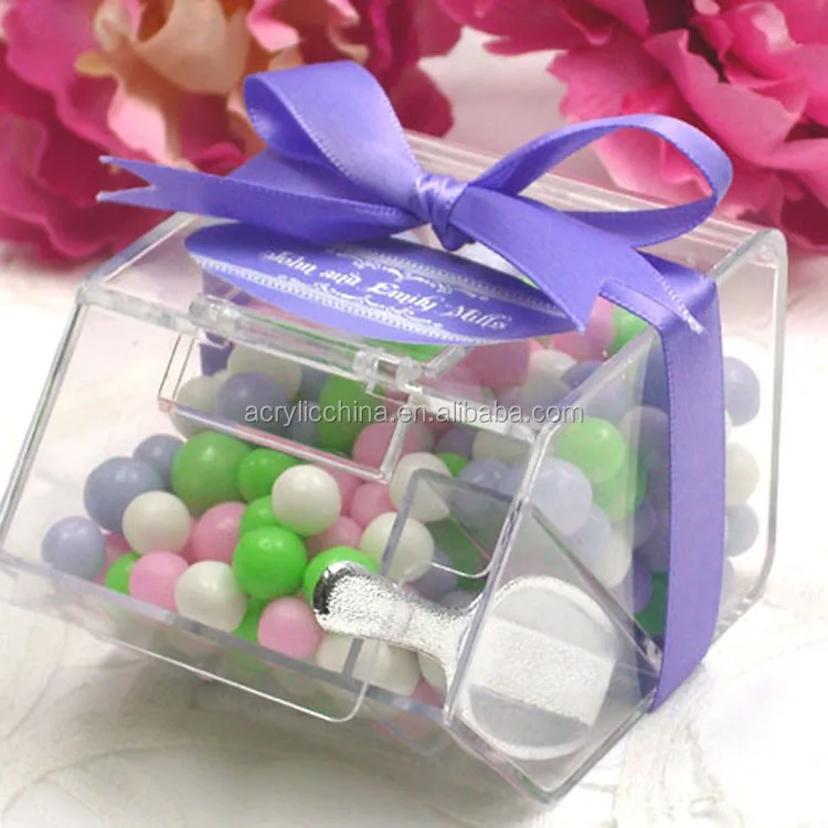 Acrylic Box With Ice Cream Picture Acrylic Gift Box Acrylic Candy Box