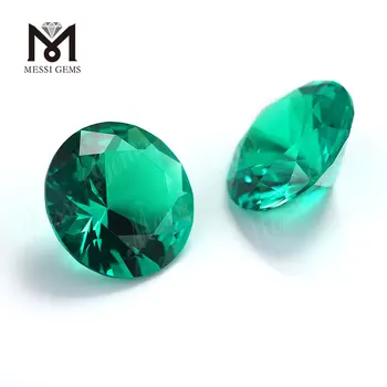 Lab Created Emerald Round Brillianit Cut Colombia Stone Lab Created Emerald Round Brillianit Cut Colombia Stone Price