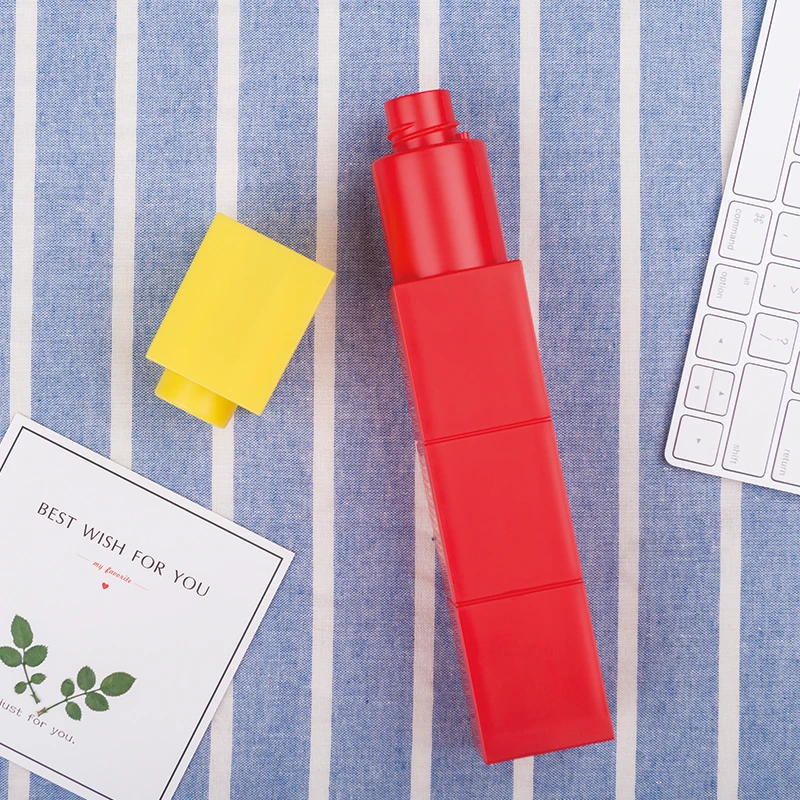 Blocks Design Kids Water Bottle, Children Water Bottle, Water Bottle For Kids