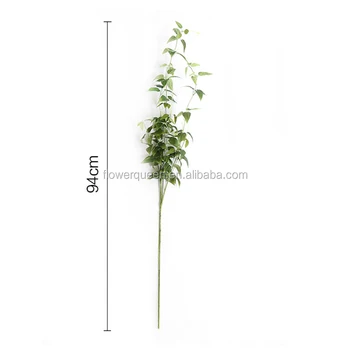 11 Braches Flower Artificial Plant Leaves Silk Acacia Green 11 Braches Flower Artificial Plant Leaves Silk Acacia Green Poison Ivy Large Foliage