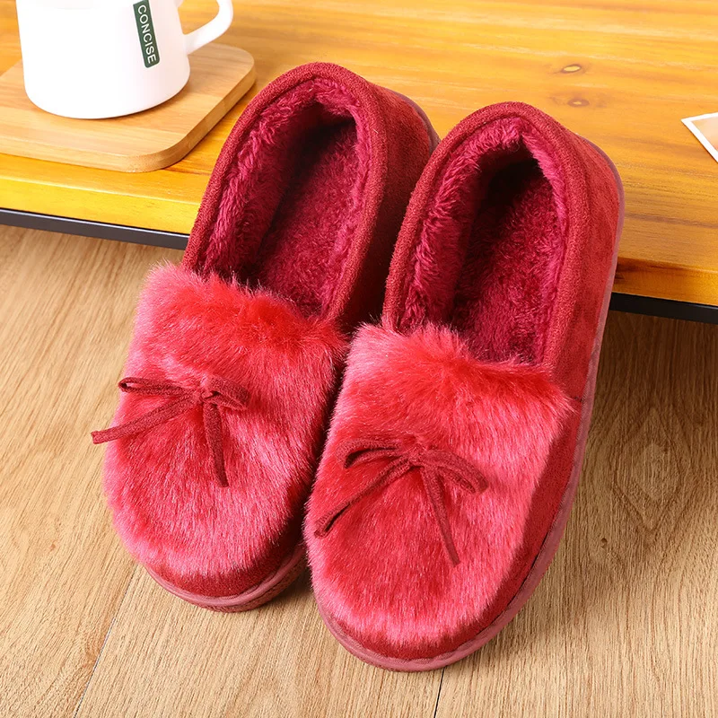 furry ladies slippers