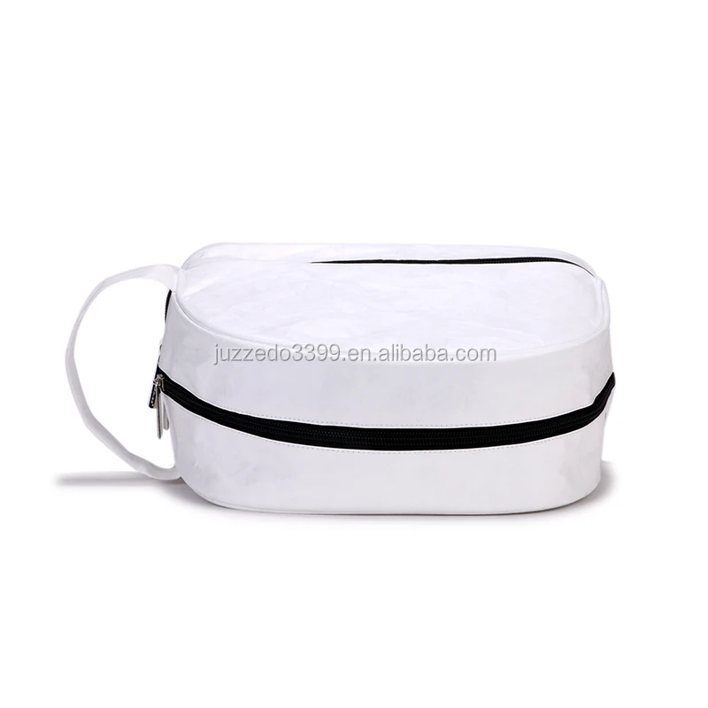 product-750-750 Fashion lightweight Water Resistant tyvek paper cosmetic bag Custom eco friendly waterproof tyvek toiletry bag for men