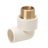 ERA CPVC CTS ASTM D2846 High Pressure Pipe Fittings 90 Degree Male Elbow With Brass insert
