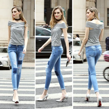 light blue skinny jeans outfit