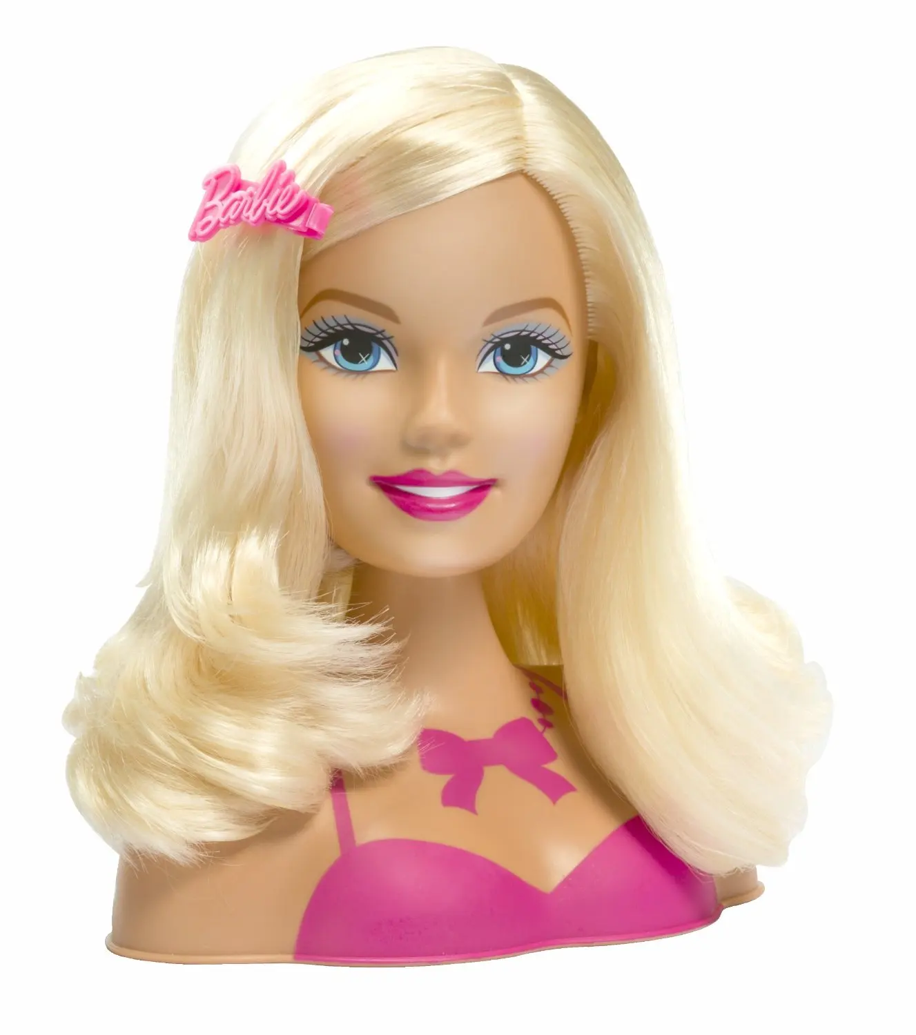 barbie head hair and makeup
