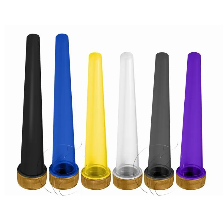 98mm 109mm 120mm Colorful Plastic Blunt Joint Container Pre Rolled
