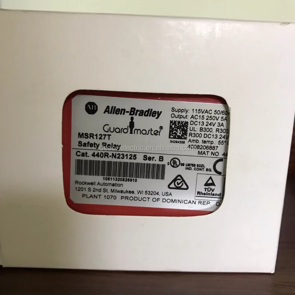 Allen Bradley Safety Relay Msr127t