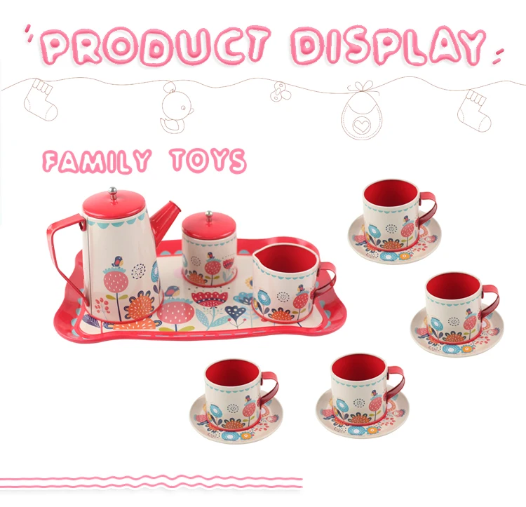 stainless steel tea set child