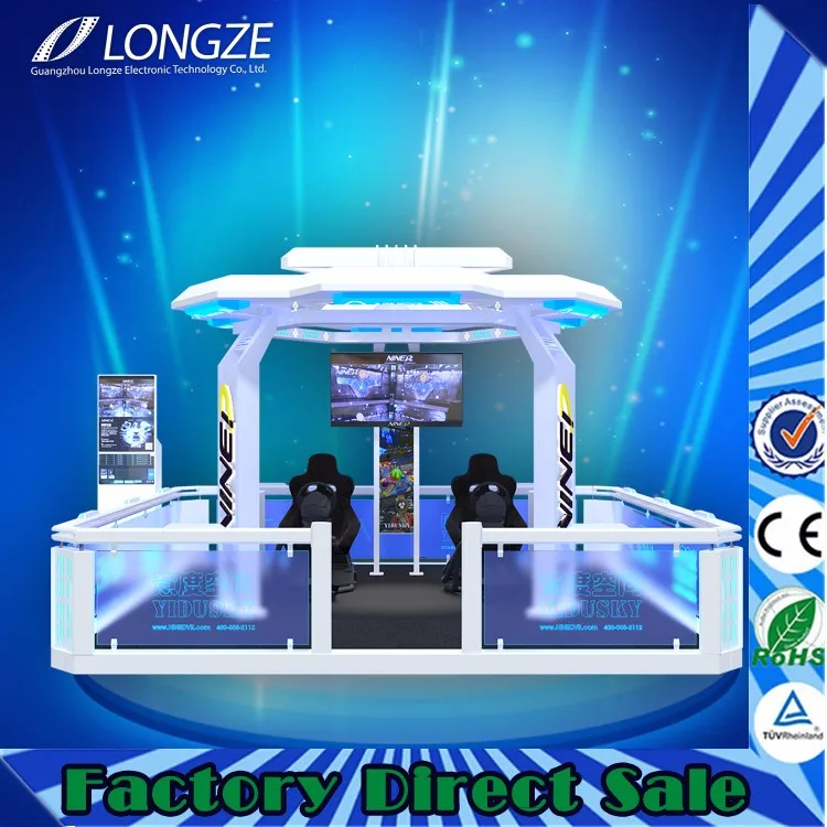 virtual reality glasses pc! vr yidusky with shooting game, racing game, saving eggs in high building
