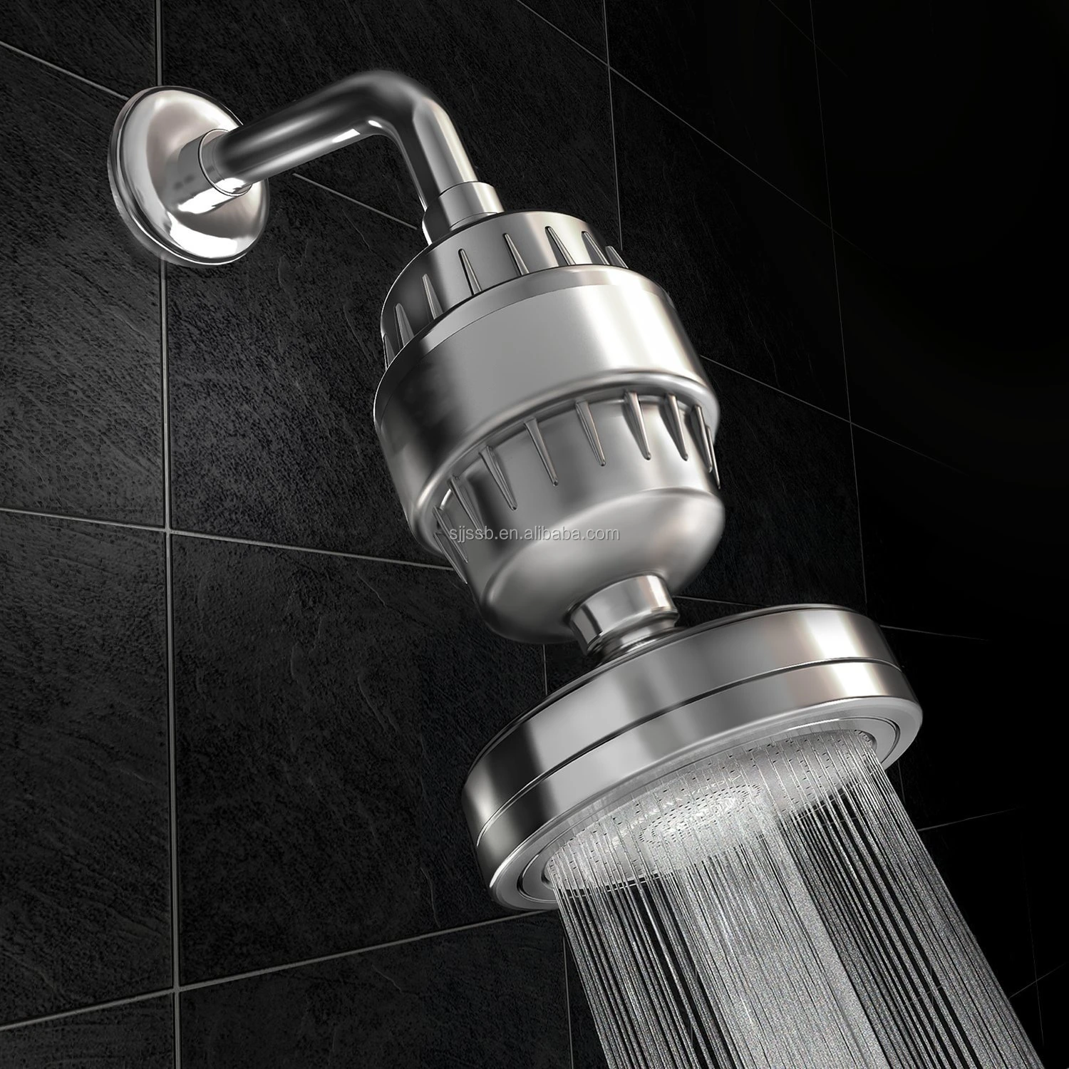 Pureaction shower head filter for hard water 7 settings high pressure