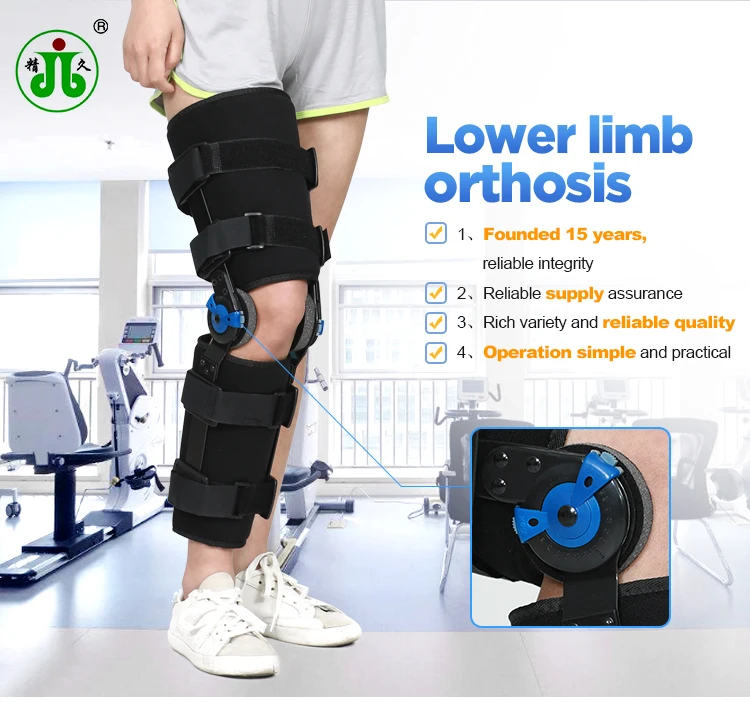 Abs Plastic Rom Knee Brace Acl With Hinges Buy Knee Brace Acl,Rom
