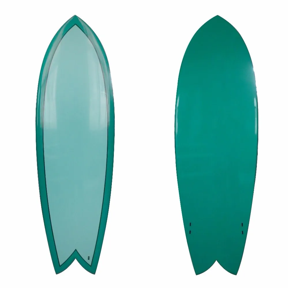 Novelty Surfboard Fiberglass Longboard Soft Epoxy Surf Board Fish Tail