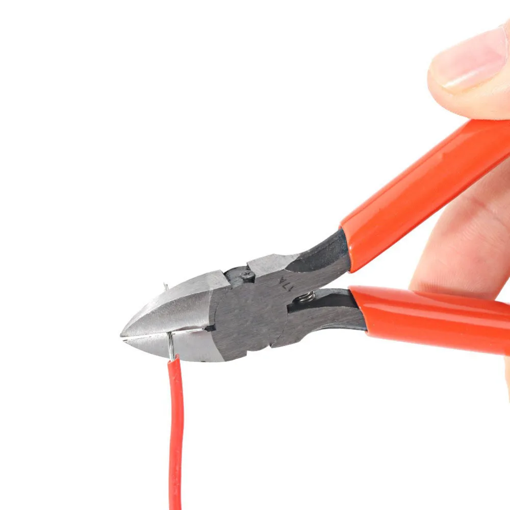 121mm Diagonal Pliers Carbon Steel Electrical Wire Cable Cutters