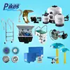 swimming pool equipment set accessory with pool filter pump fittings