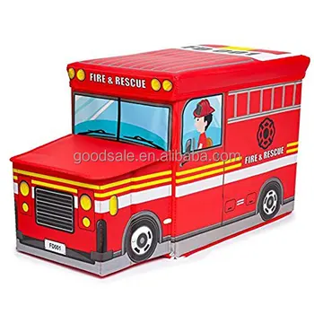 fire truck toy chest