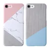 OEM Mosaic marble High quality Plastic Mobile phone case cover for iPhone 6 7 8 plus