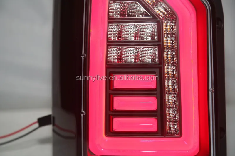 For Volkswagen Transporter T6 led rear light Black Housing Clear cover