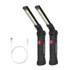 Portable Rechargeable Inspection Light Torch COB Led Work Light with Magnetic Base for Automobile Repairing Working