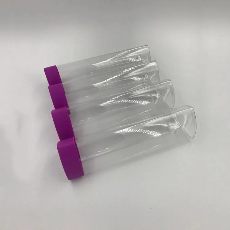 Multifunctional Petg Pvc Clear Triangle Containers Plastic Tube