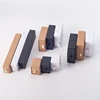 Custom logo printed cardboard white drawer jewelry packaging box for ring