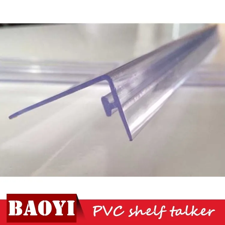 Senkrecht Design Klar-pvc-flach Nicht-poröse Oberfläche Supermerket