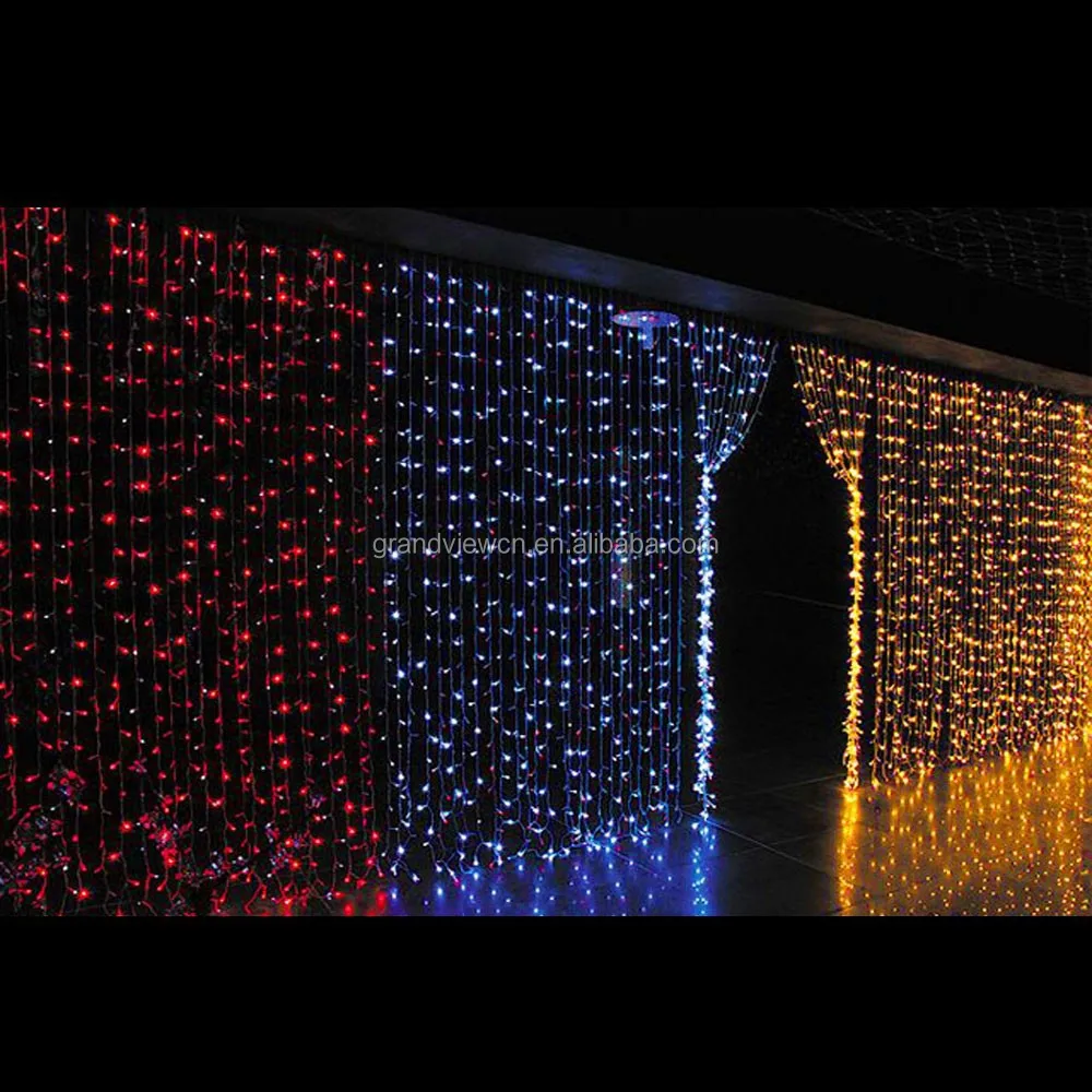 2015 Chinese supplier beautiful led curtain lights for wedding decoration