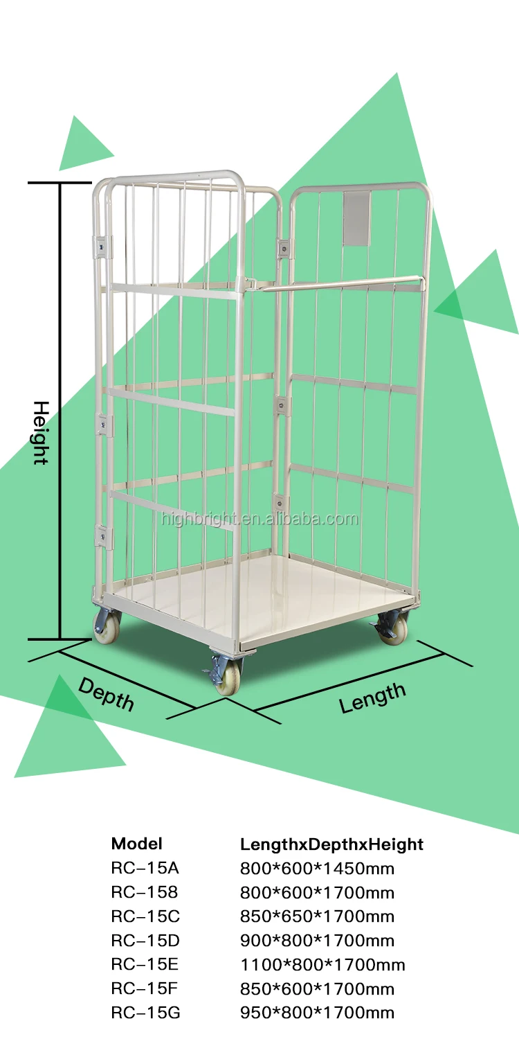 Warehouse Hypermarket Supermarket Industrial Logistic Cages Mobile