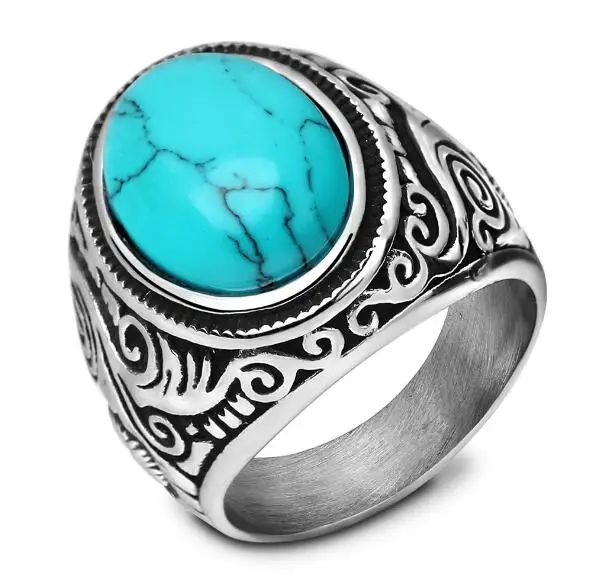 Vente Chaude Bijoux En Acier Inoxydable Serti De Pierres Precieuses Naturelles Turquoise Bague Pour Hommes Et Femmes Dsr 046 Buy Bagues Homme Pierres Precieuses Bagues Homme Turquoise Bague De Reglage Lunette Product On Alibaba Com