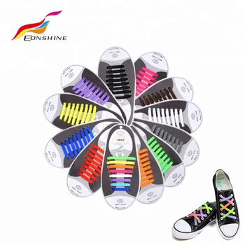 2018 No Tie Shoelaces Elastic Lock Shoe 