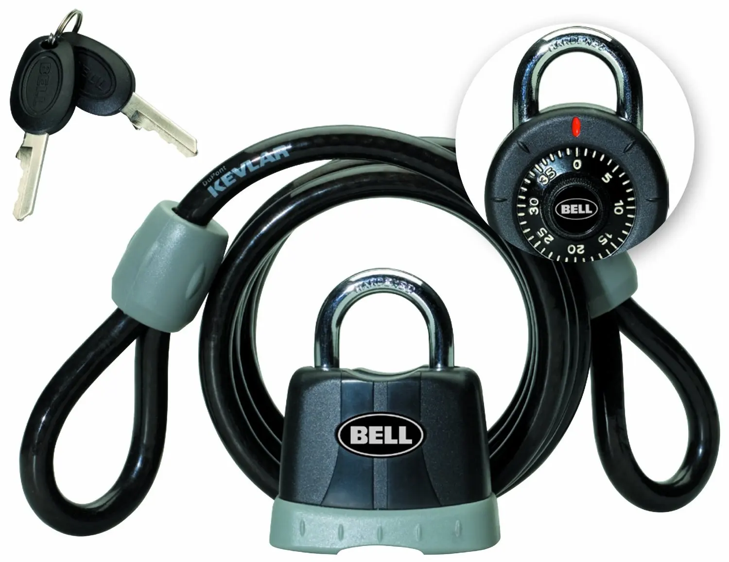 bell kevlar 8 mm kevlar key lock