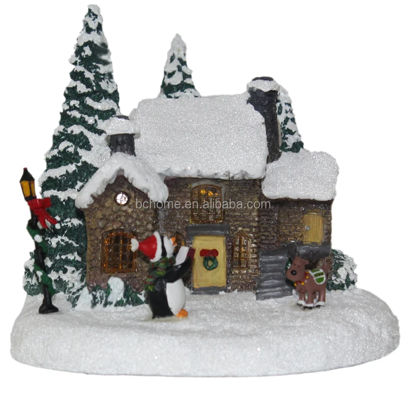 Christmas Village Houses,Christmas House Ornaments - Buy 