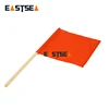Wholesale Alibaba Orange Lighted Safety Control Hand PVC Fabric Flag