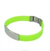 Waterproof Silicone Bangle, Adjustable men's id wristband with aluminum tin package GJB075