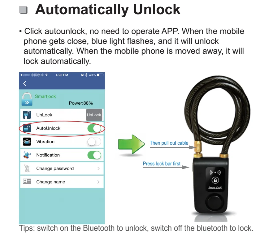 Разблокировка bluetooth устройством smartlock. Разблокировка bluetooth устройством smartlock