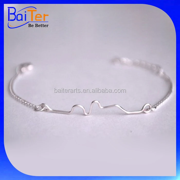 Custom Personalized Voice Sound Wave Bracelet Stainless Steel Soundwave Custom Personalized Voice Sound Wave Bracelet Stainless Steel Soundwave